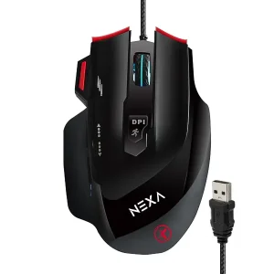 ماوس مخصوص بازی Nexa مدل M102 | باسیم، ارگونومیک و مجهز به DPI