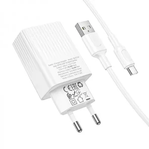 شارژر دیواری بروفون مدل BAS72A QC 18W به همراه کابل Type-C2