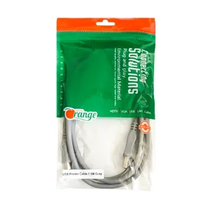 کابل پرینتر USB اورنج (Orange) طول 1.5 متر