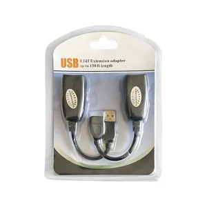 تبدیل اکستندر USB با کابل شبکه مدل 042 (USB to RJ45 Extender) 2