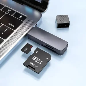 رم ریدر (کارت خوان) دو کاره USB 2.0 هوکو مدل HB45 (پشتیبانی تا 2TB )2