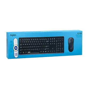 ست کیبورد و ماوس بی‌سیم رپو مدل X2100 (اتصال پایدار ۲.۴ گیگاهرتز / ارگونومیک)4