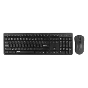 ست کیبورد و ماوس بی‌سیم رپو مدل X2100 (اتصال پایدار ۲.۴ گیگاهرتز / ارگونومیک)