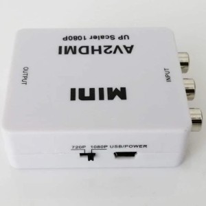 تبدیل AV به HDMI مدل 008 | Mini AV2HDMI Up Scaler 1080P 3