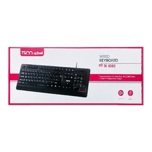 کیبورد سیمی تسکو مدل TK 8082 (طراحی ارگونومیک / حروف فارسی / عمر بالا)4