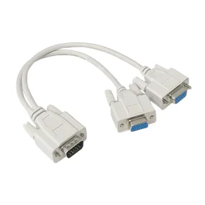 تبدیل 1 به 2 مانیتور VGA مدل 012 | کابل اسپلیتر VGA 1 به 2