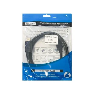 کابل DisplayPort (دیسپلی پورت) 4K مینی‌اسکای طول 1.8 متر 2