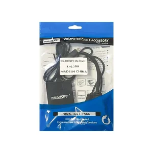 مبدل VGA به HDMI اکتیو مینی اسکای (Minisky) | همراه کابل برق و صدا 2