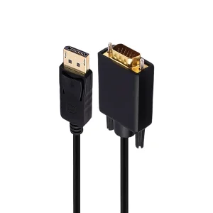 کابل تبدیل DisplayPort به VGA آنوشان مدل A-802 | کانکتور طلایی