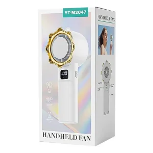 پنکه دستی و رومیزی شارژی دیجیتال دیمردار مدل YT-M20473
