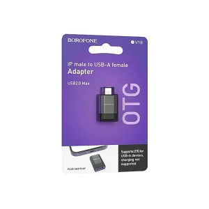 مبدل OTG لایتنینگ (Lightning) به USB بروفون مدل BV18 2