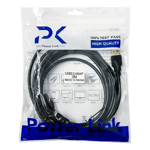 کابل افزایش طول USB 2.0 برند PK (Power Link) طول 3 متر2
