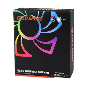فن کیس ۱۲ در ۱۲ سانتی‌متر گیمینگ B.J مدل 12025 با نورپردازی LED3