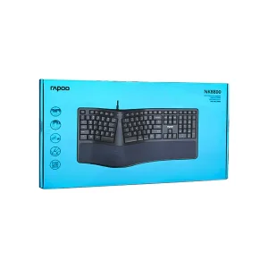 کیبورد ارگونومیک با سیم رپو مدل NK8800 3