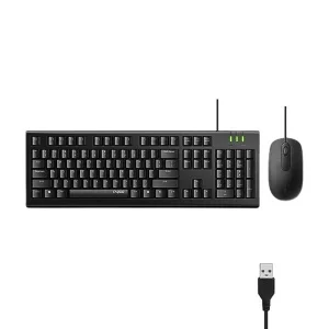 کیبورد و ماوس با سیم رپو مدل X120Pro