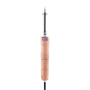 هویه ۴۰ وات حرارت مدل قلمی با دسته چوبی عایق حرارت (Hararat 40W Soldering Iron) 2
