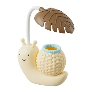 چراغ مطالعه و جامدادی رومیزی فانتزی طرح حلزون مدل BH-1102