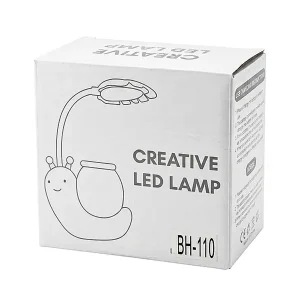 چراغ مطالعه و جامدادی رومیزی فانتزی طرح حلزون مدل BH-1105