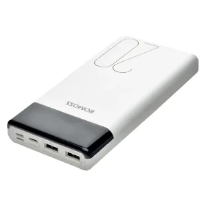 پاوربانک روموس ۲۰۰۰۰ میلی‌آمپر ۱۸ وات مدل Romoss LT20 دارای نمایشگر LED2