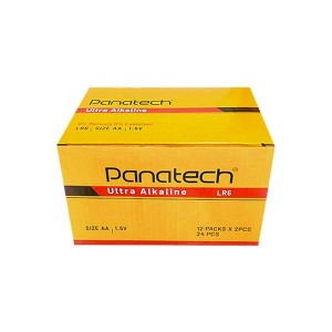 باتری قلمی اولترا آلکالاین پاناتک مدل LR6 بسته ۲ عددی | باتری AA ۱.۵ ولت Panatech Ultra Alkaline2