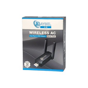 کارت شبکه و دانگل وای‌فای دو آنتن USB 3.0 بیبل (BAYBEL) مدل D-56 | دو بانده (Dual Band)2