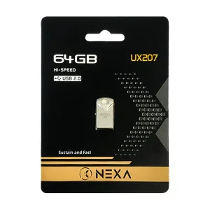 فلش مموری ۶۴ گیگابایت نکسا (NEXA) مدل UX207 رابط USB  2.0  | بدنه فلزی مینیاتوری2