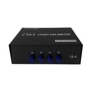 سوئیچ VGA چهار پورت Venetolink مدل 15-4 | دیتا سوئیچ VGA دستی 4x1 2