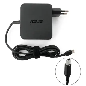 شارژر لپ تاپ ایسوس (ASUS) کانکتور Type-C با خروجی 20 ولت و 2.25 آمپر (45 وات)