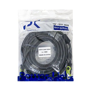کابل HDMI کنفی پاورلینک (PK) طول ۱۰ متر (ضخیم و ضد گره‌خوردگی) 2
