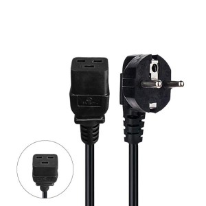 کابل برق سرور و UPS ضخیم مدل C19 گلد اسکار (مس  3 × 1.5) طول  1.8 متر