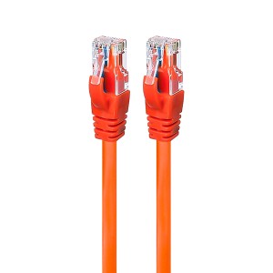 پچ کورد و کابل شبکه CAT6 برند نگزنس (Nexans) طول 20 متر (رنگ نارنجی)