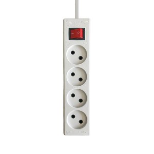 رابط و چندراهی برق 4 خانه فرحان الکتریک مدل 106 با کابل 1.8 متری