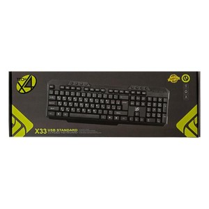 کیبورد سیمی مالتی مدیا ایکس فور تک (X4TECH) مدل X33 2