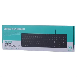 کیبورد سیمی پی نت (P-net) مدل KB-900 با حروف فارسی 4