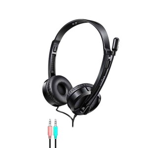 هدست با سیم رپو مدل H100 | هدفون مکالمه و کلاس آنلاین