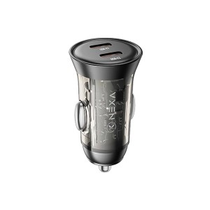 شارژر فندکی فست شارژ نکسا (Nexa) مدل R25 دو پورت Type-C توان 45 وات
