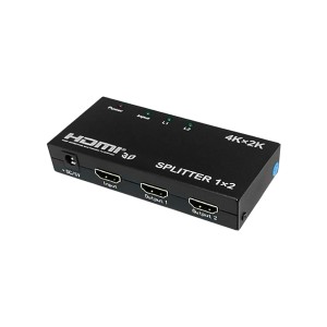 اسپلیتر یک به دو HDMI مدل 4K | مبدل 1 به 2 خروجی تصویر (1x2 Splitter)