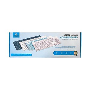 کیبورد با سیم میکوسو مدل KB-052U | صفحه کلید رنگی اداری و خانگی  ۲. توضیح کوتاه:3
