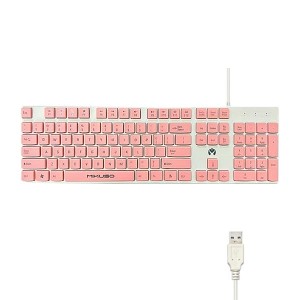 کیبورد با سیم میکوسو مدل KB-052U | صفحه کلید رنگی اداری و خانگی  ۲. توضیح کوتاه:2