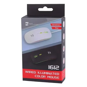 ماوس باسیم R8 (آر ایت) مدل  1612 با نورپردازی RGB5