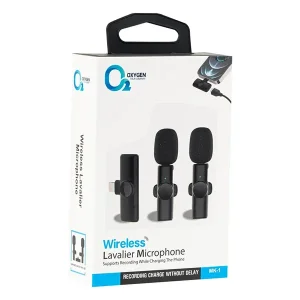 میکروفون یقه ای بی سیم دوگانه اکسیژن (Oxygen) مدل MK-1 با رابط Type-C و Lightning3