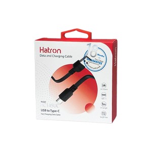 کابل شارژ و دیتا USB به Type-C هترون (Hatron) مدل HC145UC طول ۱ متر2