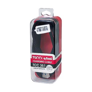 کابل شارژ و انتقال داده Type-C تسکو (TSCO) مدل TCC 351 طول ۱ متر2