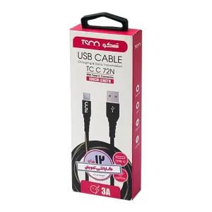 کابل تبدیل USB به تایپ سی تسکو (TSCO) مدل TC C72N طول 1 متر3