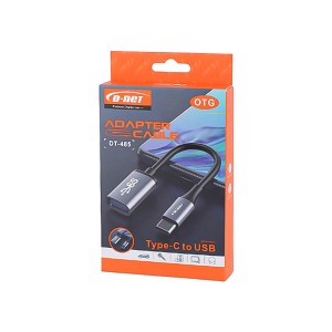 مبدل کابلی OTG تایپ سی به یو اس بی دی نت مدل DT-4852