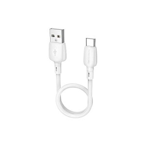 کابل تبدیل USB به Type-C پاوربانکی بروفون مدل BX93 طول 25 سانتی‌متر