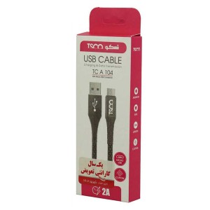 کابل میکرو یو اس بی تسکو (TSCO) مدل TC A104 طول 1 متر2