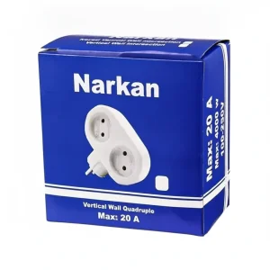 چهارخانه برق دیواری نارکن مدل Vertical توان ۴۰۰۰ وات3