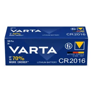 باتری سکه ای وارتا (VARTA) مدل CR2016 لیتیومی بسته 5 عددی2