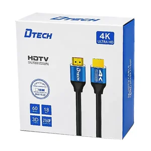 کابل HDMI 2.0 دی تک (DTECH) مدل HW1920 پشتیبانی از 4K طول 10 متر2